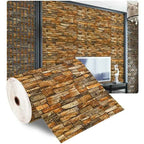 3D Foam Brick Wall Panels Stickers Self Adhesive Waterproof Living Room Wallpaper Wall Decal Home Decor Wallcovering TV Backdrop
