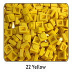 100Pcs DIY Bricks Parts 3024 1x1 Plate Educational Tech Construction Assmble Compatible Block Parts Toys for Child Kids