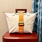 Aircraft printed nylon luggage fixed strap with one pack