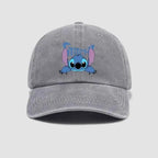Stitch Casual Hat Kawaii Cartoon Anime Figure Baseball Caps Breathable Snapback Sun Hats Adjustable Peaked Cap Unisex Kids Gifts