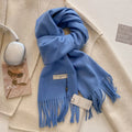 Luxury Winter Wool & Cashmere Pashmina Shawl Scarf for Women
