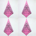 1/4/9pcs Men Women Bandana Hairband Cowboy Mens Biker Sports Headwear Wrist Hairwrap Single Sided Head Wrap Scarf Paisley