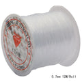 0.2-0.8mm Clear Nylon Beading Line Non Elastic Invisible Jewelry String for DIY Bracelet Necklace Jewelry Making 8-100m/Roll