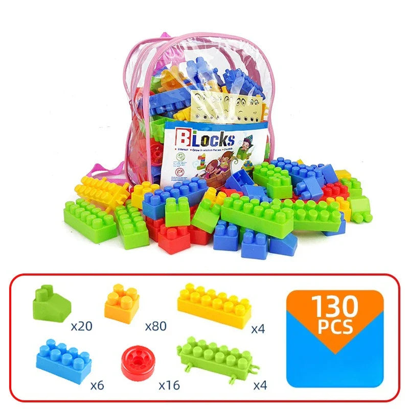 130PCS Large Building Blocks Set – Educational Construction Toy