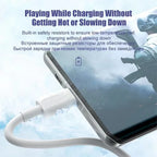 3PCS 100W 6A USB Type C USB Cable Super Fast Charing Line for Xiaomi Samsung Huawei Honor Quick Charge USB C Cables Data Cord