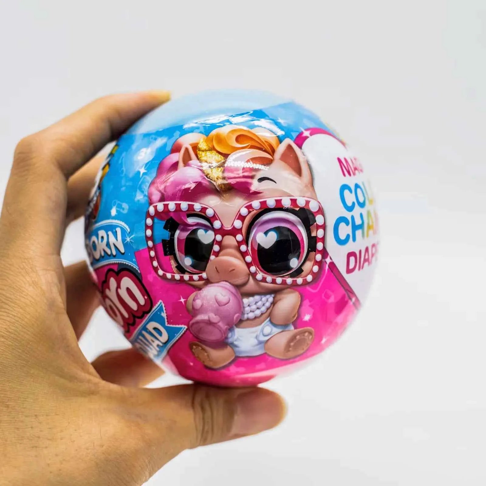 5 Surprise Ball Mini Brands Supermarket Shopping Scene Miniature Gashpon Capsule Toy Figurines Collection Kids Birthday Gifts