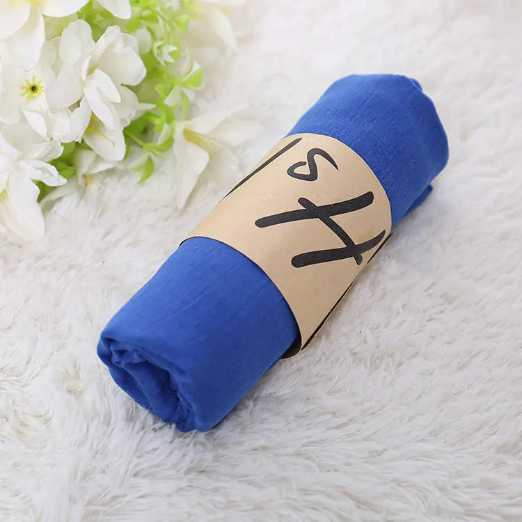 Fashion Korean Scarf Women Luxury Spring Winter Solid Color Hijabs For Woman Shawls Wraps Pashmina Bandana Scarves Wedding Gift