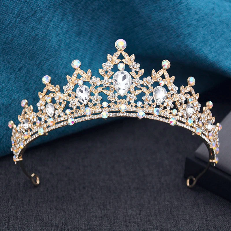 15 Colors Princess Crown Bridal Tiaras and Crowns for Women Prom Birthday Wedding Hair Jewelry Party Head Accessories