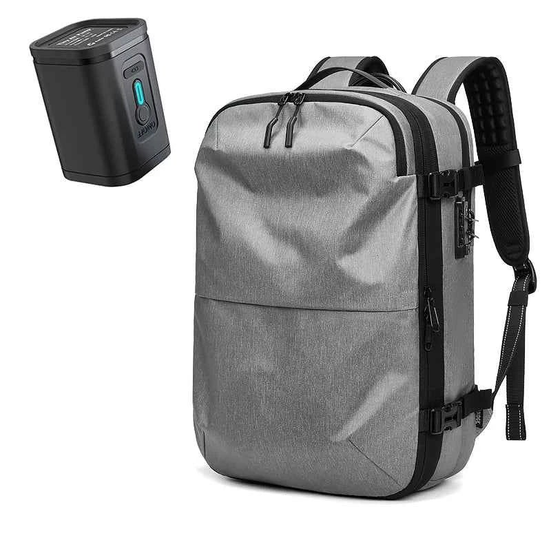 Men Travel Backpack vacuum compression 17 inch Laptop Backpack Business Large Capacity school Backpack Expanded Hiking backpack