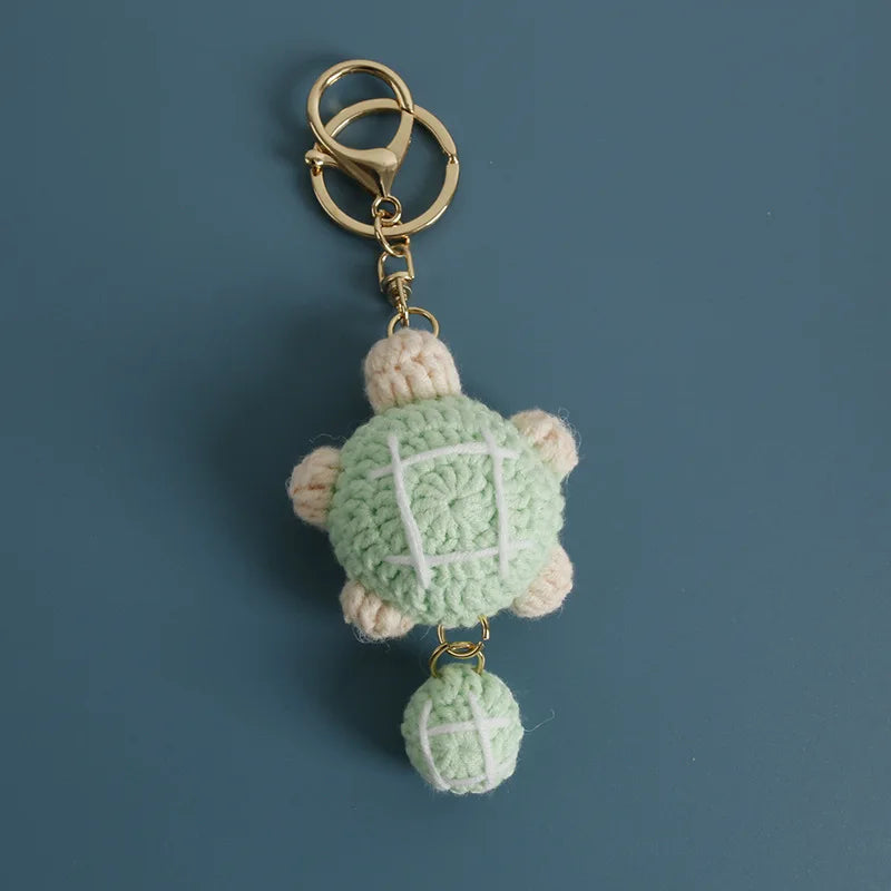 Ocean Animal Crochet Keychain Tropical Fish Bag Charm