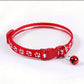 Colorful Adjustable Cat Collar with Bell