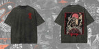 New Arrival Mens Clothes Tee Shirt Homme Graphic T-Shirts Men Tshirt for Men Ropa Hombre Washed Anime Berserk Baggy Camisetas