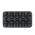 Skull Ice Ball Mold Silicone 3D Flexible Ice Cube Trays BPA Free Ice Trays For Freezer Horror Skull Head Cocktail Ice Ball Maker