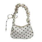 Fashion Grid Mini Handbags Adjustable Shoulder Strap Korean Hand-held Commuting Bag Single-shoulder Crossbody Bag Underarm Pouch