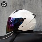 2025 Latest High Quality Motorcycle Helmet Half Covering Dual Lens Cascos para Motos Male Female Couple Capacetes de Moto