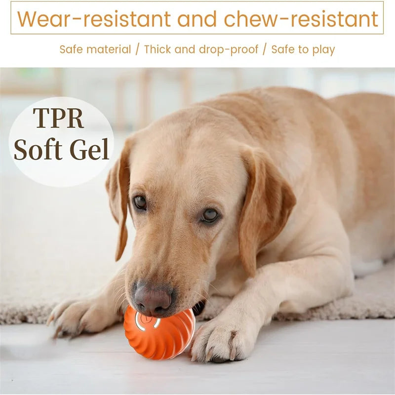 Smart Dog Toy Ball Electronic Interactive Pet Toy Moving Ball USB Automatic Moving Bouncing for Puppy Birthday Gift Cat Products - WTN Essentials 