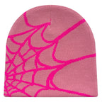 Four Seasons Men's And Women's Universal Y2K Knit Hat Spider Web Riding Outdoor Sports Fashion Hat