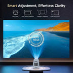 Magcubic Auto Focus 330 ANSI HY310 Projector 4K Supported 1080P Android 11 WiFi6 BT5.4 Air Mouse Voice Control Portable Home