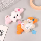 1PC Star Pendant Key Chain Doll Album Plush Pendant Doll School Bag Decoration Gifts