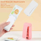 Portable Handheld Bag Sealer – Mini Heat Sealer for Plastic Snack Bags