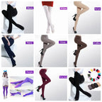 Women Black Sexy Tights Opaque Pantyhose 120D Seamless Winter Warm For Women Spring Autumn Nylon Stockings Footed Thick Stocking