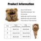 Lion Mane Cat Costume – Funny Pet Wig Hat for Halloween & Parties