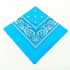 1/2/3/5PCs Unisex men women bandana hairband cowboy mens biker sports headwear wrist hairwrap single head wrap scarf