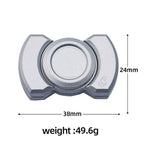 Fun 3-In-1 Game EDC Fidget Toys Personalized Skeleton Ghost Fidget Spinner Alloy Fidget Slider Stress Release Toy Sound Coin Toy