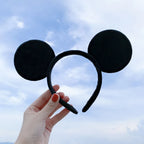 Anime Mouse Ear headband amusement park headband fish-scale sequin mesh party hat girl birthday gift