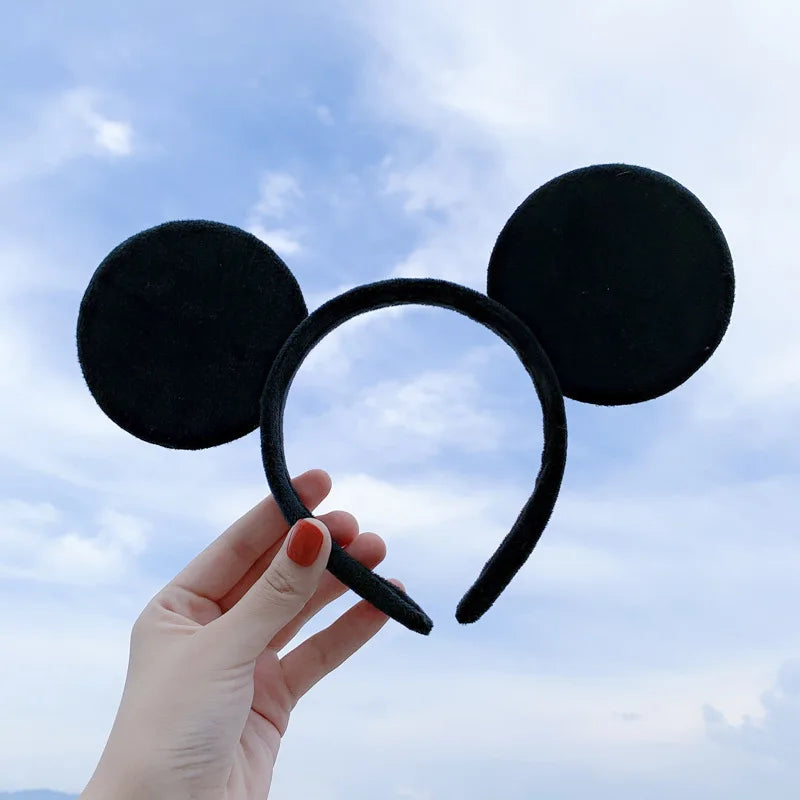 Anime Mouse Ear headband amusement park headband fish-scale sequin mesh party hat girl birthday gift