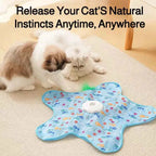 Hide and Seek Cat Toy Interactive Motion Mouse Teaser Play Toy