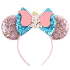 Nieuwste Mickey Mouse Oren Hoofdband Kid Adult Festival Party Pailletten Strik Haarband Vrouwen Baby Girl Party Haar Accessories