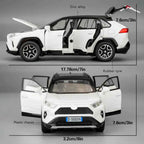 RAV4 Diecast Toy Car with Light & Sound – Alloy Model Vehicle Toy