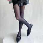 Blue Green Ultra-thin Nylon Thigh High Stockings Pantyhoses Women Sexy Women Tights Velvet Sexy Lingeries Hosiery Body Stockings
