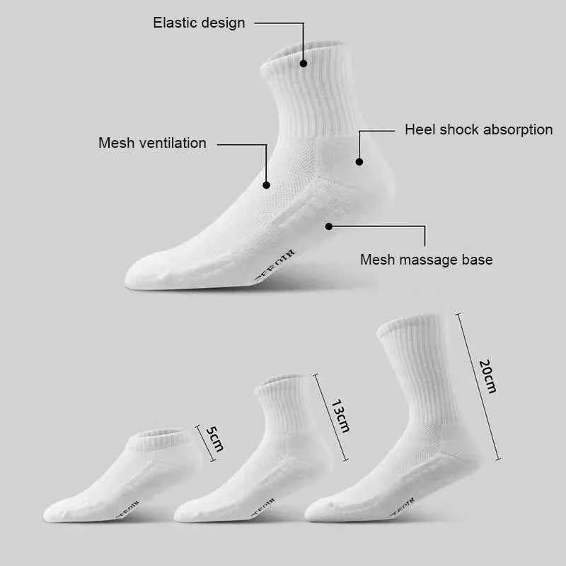 1pairs Socks Men's cotton deodorant winter towel bottom with velvet mid-tube white stockings thickened sports basketball socks