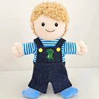 Family Hand Puppet Dolls – Plush Educational Role Play Toy