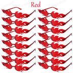 12-120Pcs Fire Flame Sunglasses Rimless Fire Sunglasses Candy Color Party Sunglasses Wedding Funny Sunglasses for Guest