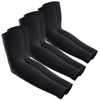 3 Pairs Unisex Sun Protection Arm Sleeves Breathable Cooling Arm Covers For Outdoor Activities Cycling Running Mountaineering