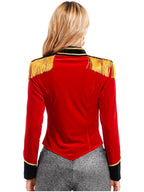 Women Circus Ringmaster Costume – Showman Tailcoat Jacket Outfit