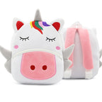 Cute Cartoon Animal Plush Backpack Soft Children Kindergarten Schoolbag Toddler Travel Bag Gift For Girls Boys