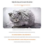 Waterproof Outdoor Pet House – Winter Warm Cat & Small Dog Cave Bed | Foldable, Washable, Cozy Shelter