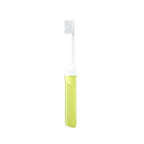 Mini Travel Toothbrush Foldable Portable Small Dental Brush Folding Traveling Adult Toothbrush in Transparent Candy Colors