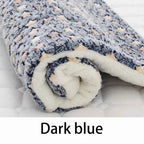 Flannel Pet Sleeping Mat & Dog Bed – Soft, Washable, and Durable