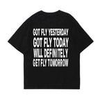 Men Y2K Cotton T-shirt Hiphop Harajuku Letter Print Retro Top Grunge Goth Streetwear Tee Punk Oversized Short Sleeve T-shirt EMO