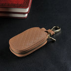 1Pcs Leather Key Holder Minimalist Keychain Case Wallet Key Storage Case Key Protector Large-capacity Multifunctional Key Pouch