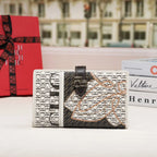 CH Luxury Brand Spring Fashion Women's Organizer Wallet Coin Purse Long Large Capacity Card Holder Coin Purse 2025 High Quality