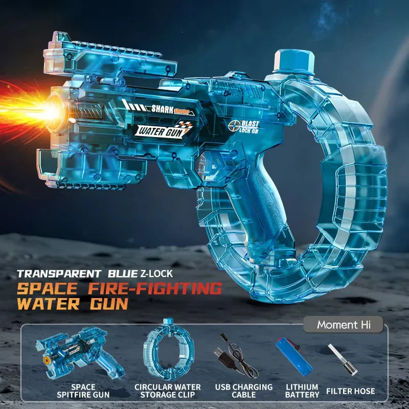 Electric Water Guns For Adults Powerful Squirt Automatic Water Suction Water Blasters Summer Outdoor Beach Toy For boys Kid Gift