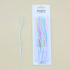 6/12/48pcs Birthday Candles Spiral Cake Candles  Long Thin Cake Candles For Wedding Party And Cake Decoration
