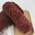 95g Chenille Soft Velvet Yarn Blended Knitting Wool Crochet Handmade Scarf Coat Baby Blanket And Hat