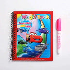 Frozen Disney Kids Puzzle Graffiti Painting Book Mickey Mouse Cars Sofia Princes Cartoon DIY Magic Watercolor Painting Gifts